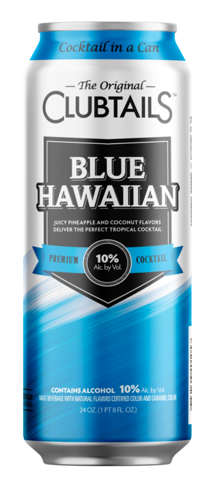 CLUBTAILS 10% BLUE HAWAIIAN 24 oz
