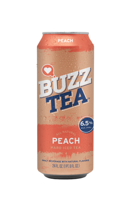 Buzz Tea Peach 24oz