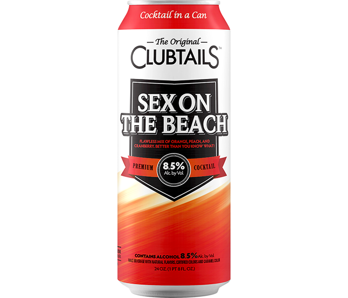 CLUBTAILS 8.5% SEX ON THE BEACH 24 oz